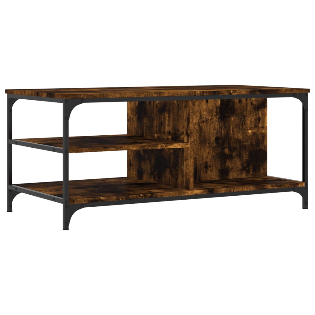 Stolić za kavu boja hrasta 100x50x45 cm konstruirano drvo