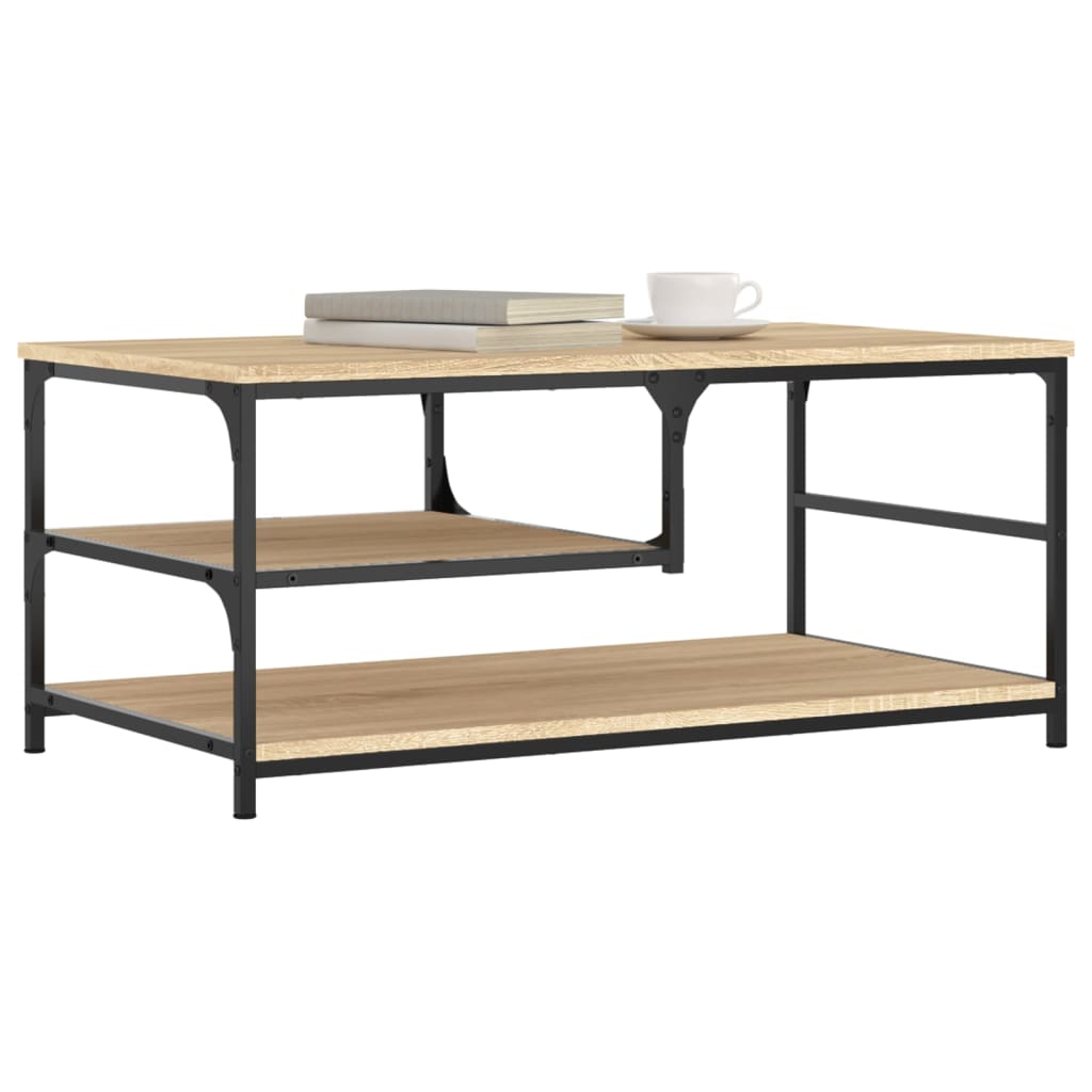 Stolić za kavu boja hrasta sonome 90x49x40 cm konstruirano drvo