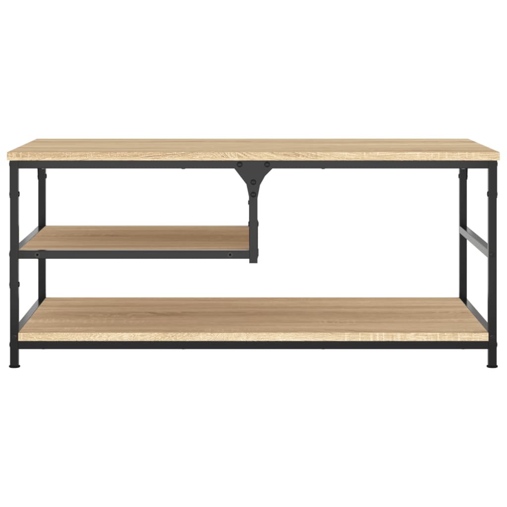 Stolić za kavu boja hrasta sonome 90x49x40 cm konstruirano drvo