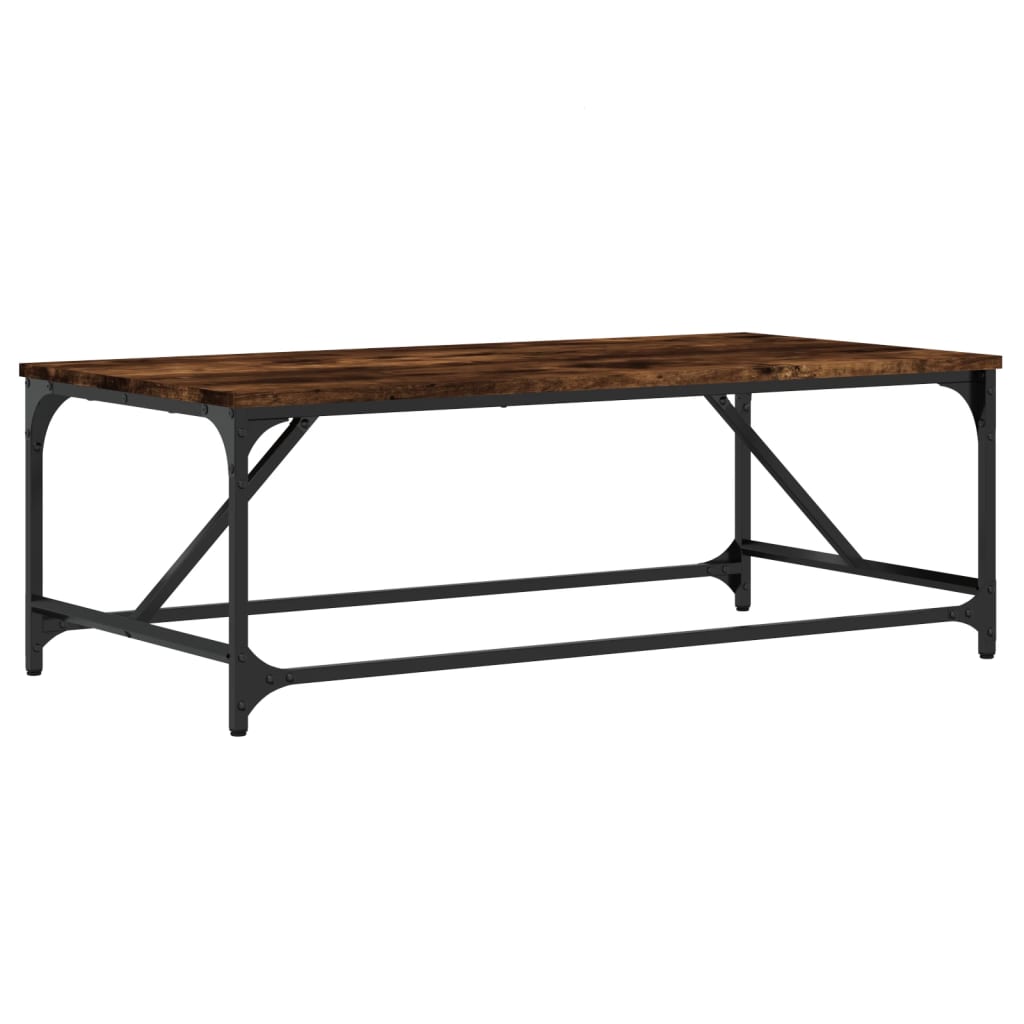 Stolić za kavu boja hrasta 100 x 50 x 35 cm konstruirano drvo