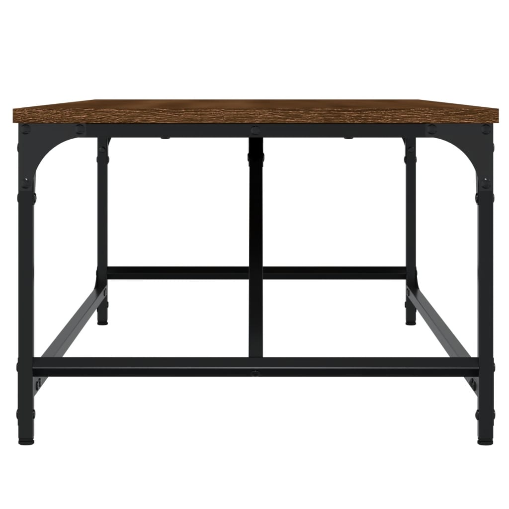 Stolić za kavu smeđa boja hrasta 100x50x35 cm konstruirano drvo