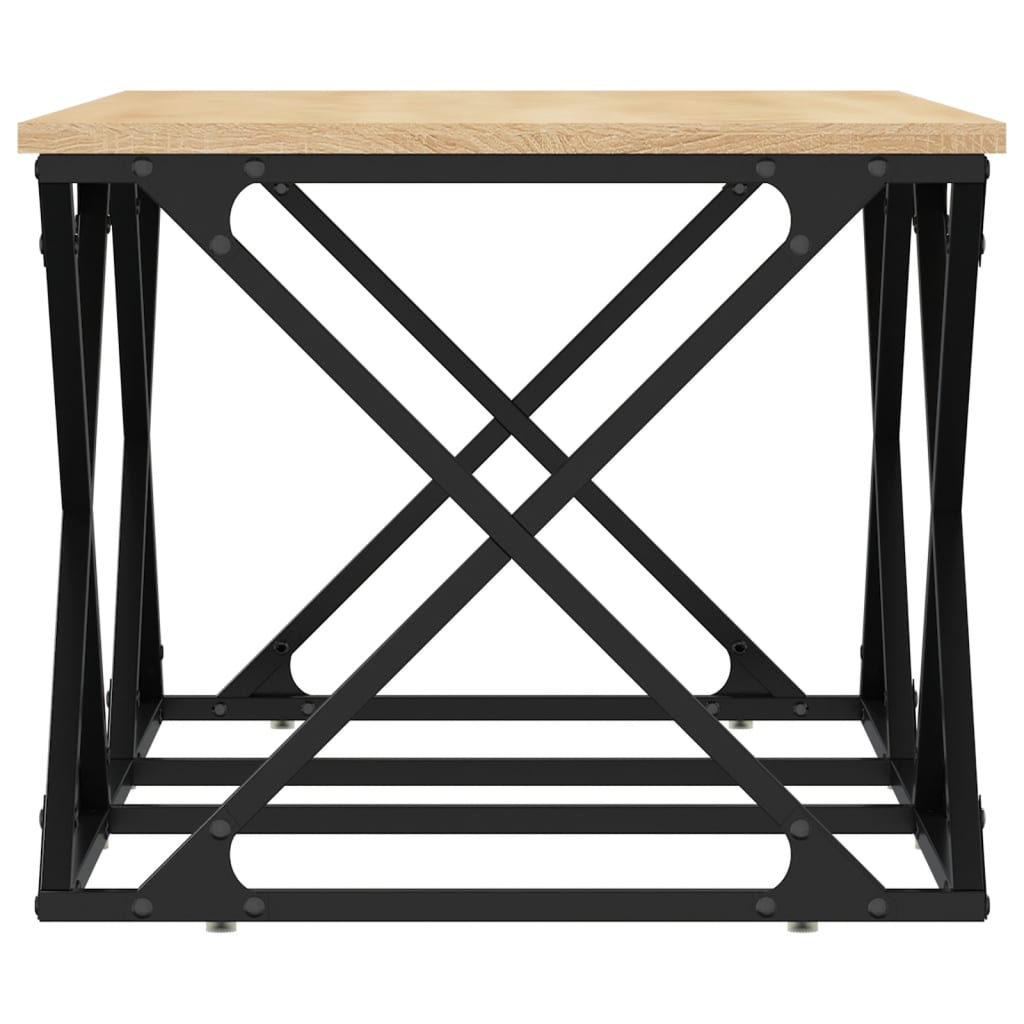 Stolić za kavu boja hrasta 100 x 49 x 40 cm konstruirano drvo