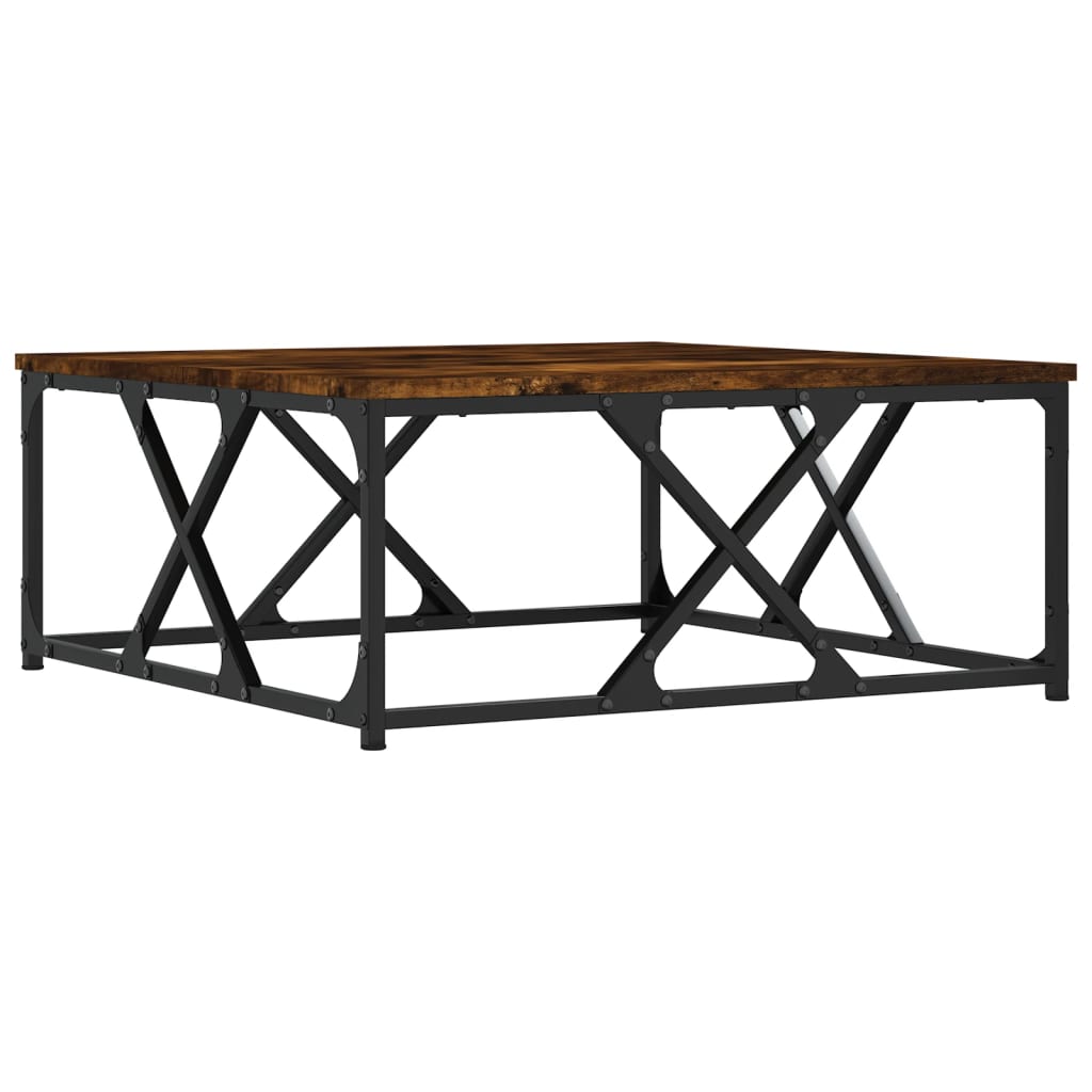 Stolić za kavu boja hrasta 70x70x30 cm konstruirano drvo