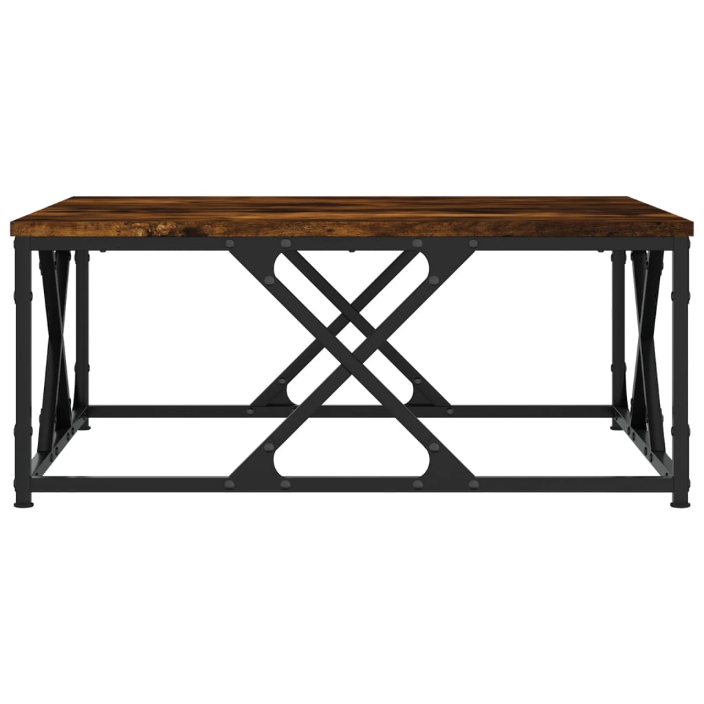 Stolić za kavu boja hrasta 70x70x30 cm konstruirano drvo