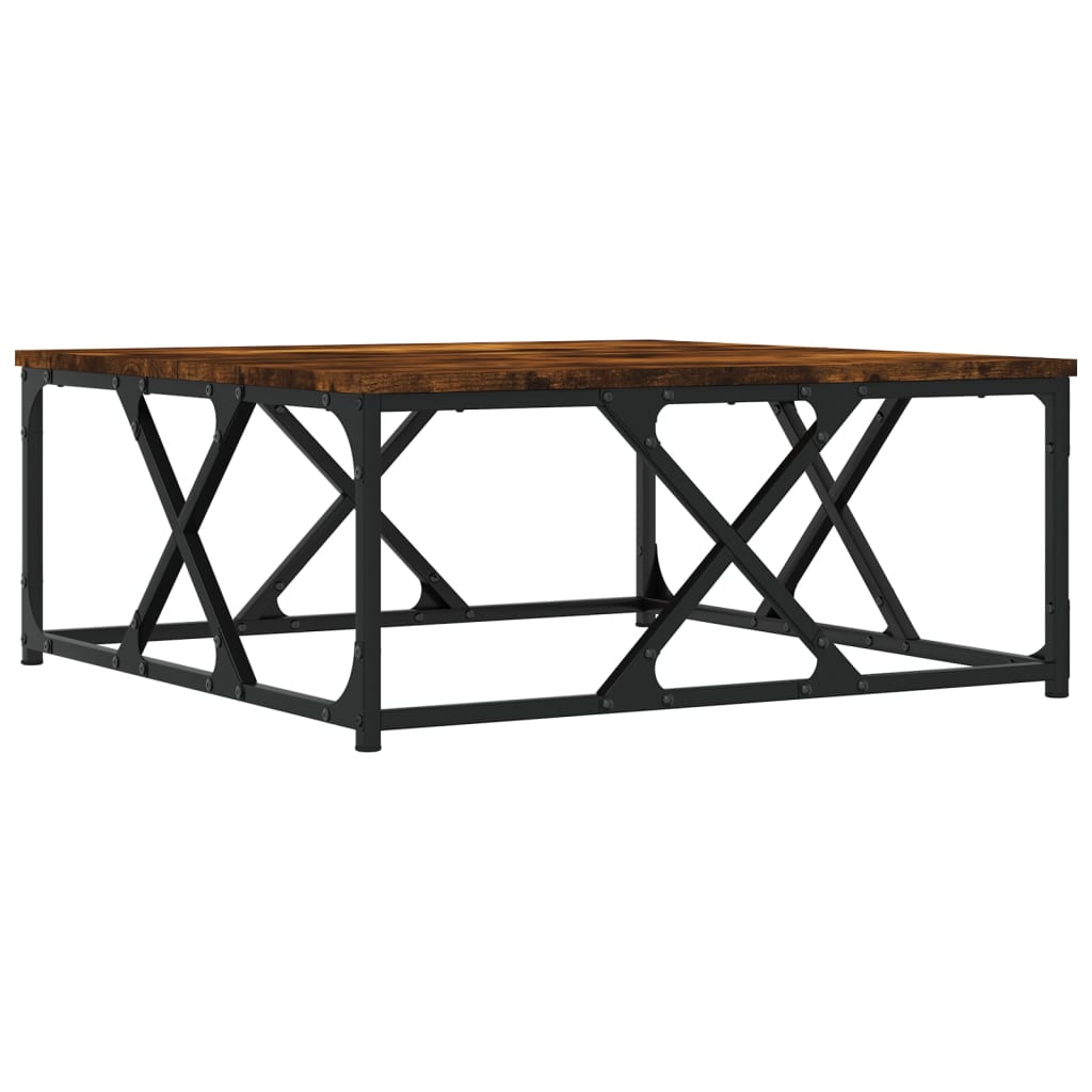 Stolić za kavu boja hrasta 70x70x30 cm konstruirano drvo