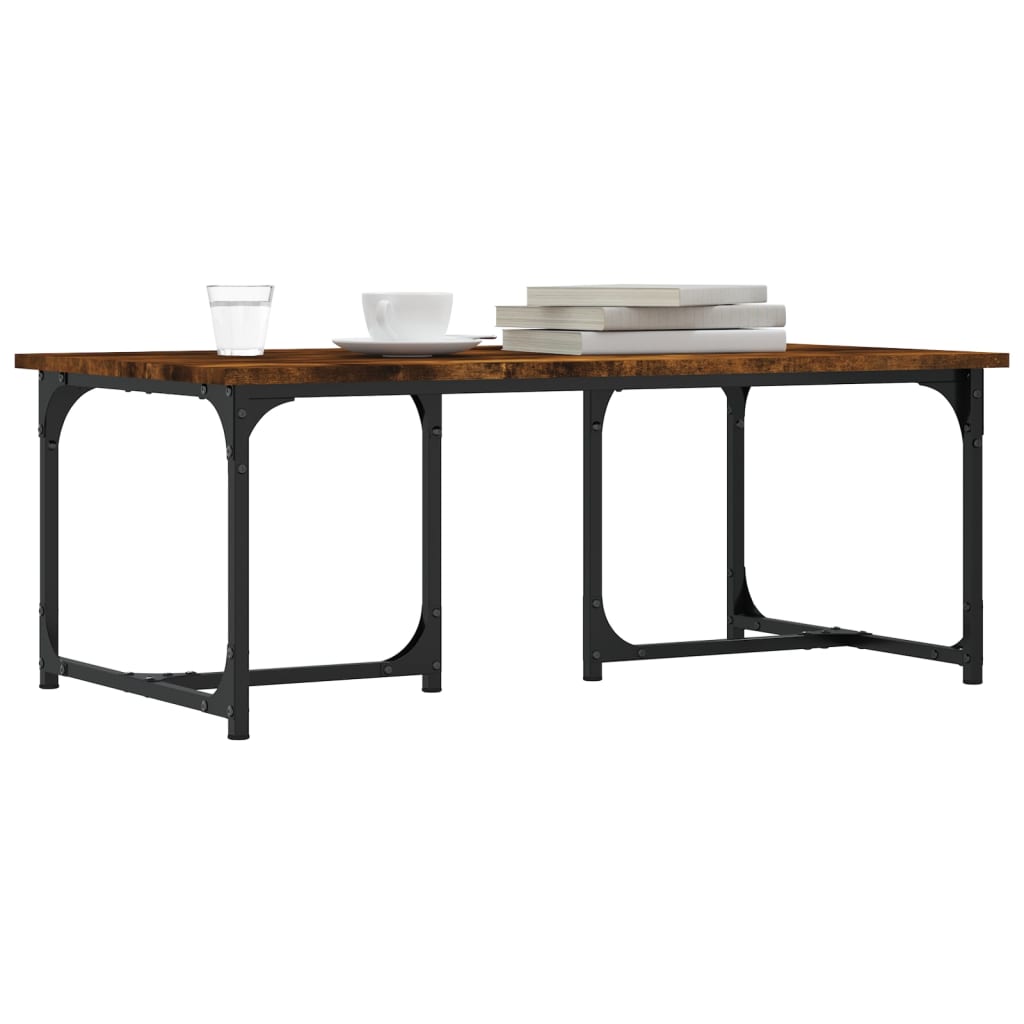 Stolić za kavu boja hrasta 90x50x35 cm konstruirano drvo
