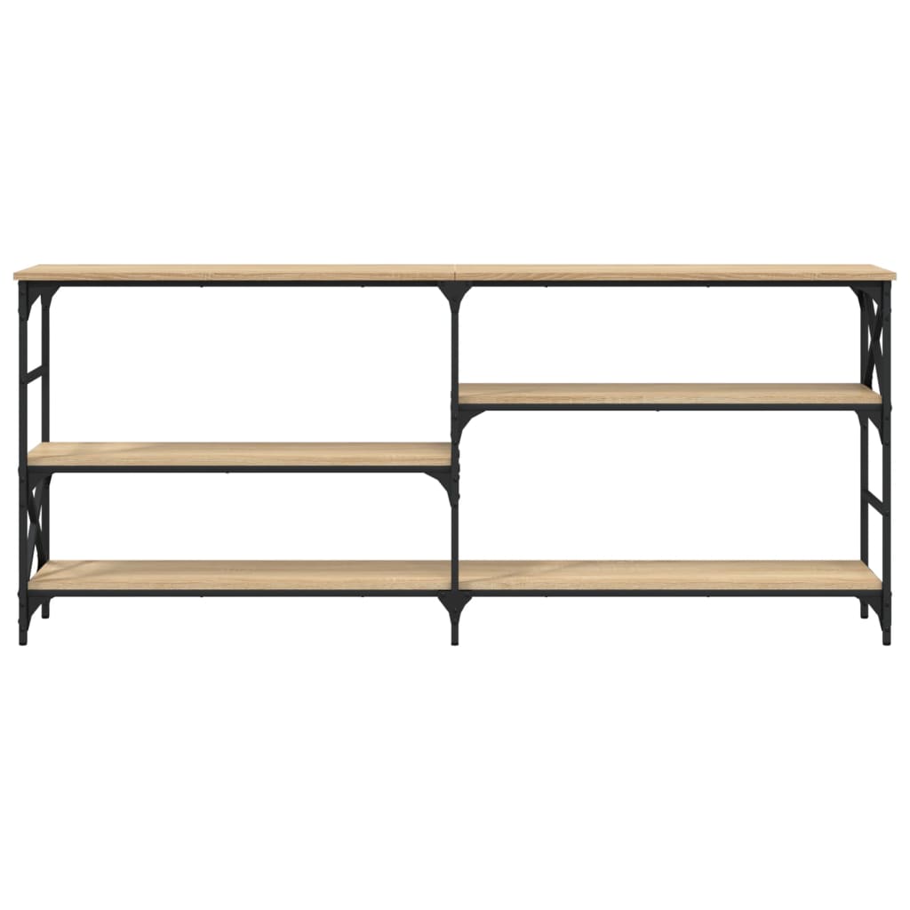 Konzolni stol boja hrasta 180x29x76,5 cm konstruirano drvo