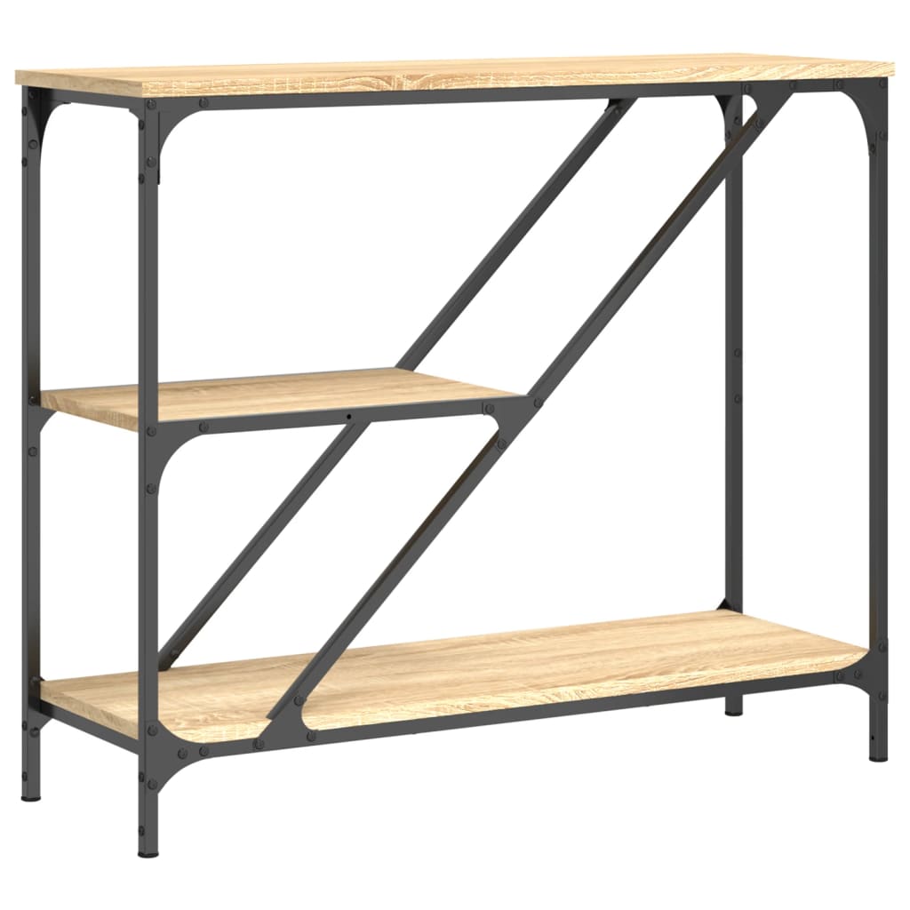 Konzolni stol boja hrasta sonome 88,5x30x75cm konstruirano drvo