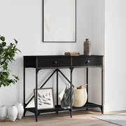 Konzolni stol crni 100 x 39 x 78,5 cm od konstruiranog drva