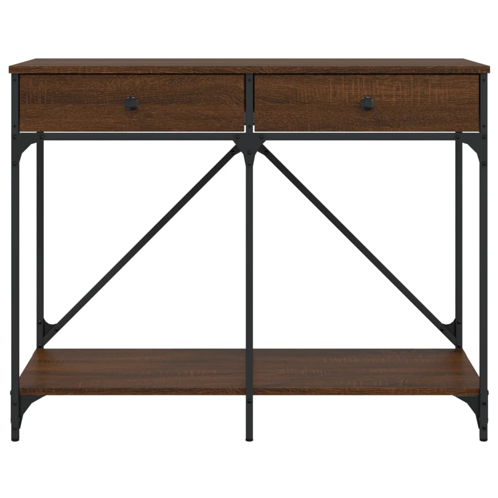 Konzolni stol boja smeđeg hrasta 100x39x78,5 cm