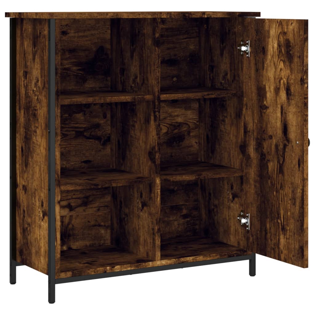 Komoda boja dimljenog hrasta 70 x 30 x 80 cm konstruirano drvo
