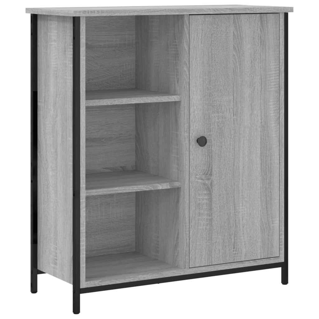 Komoda boja hrasta sonome 70 x 30 x 80 cm od konstruiranog drva Siva