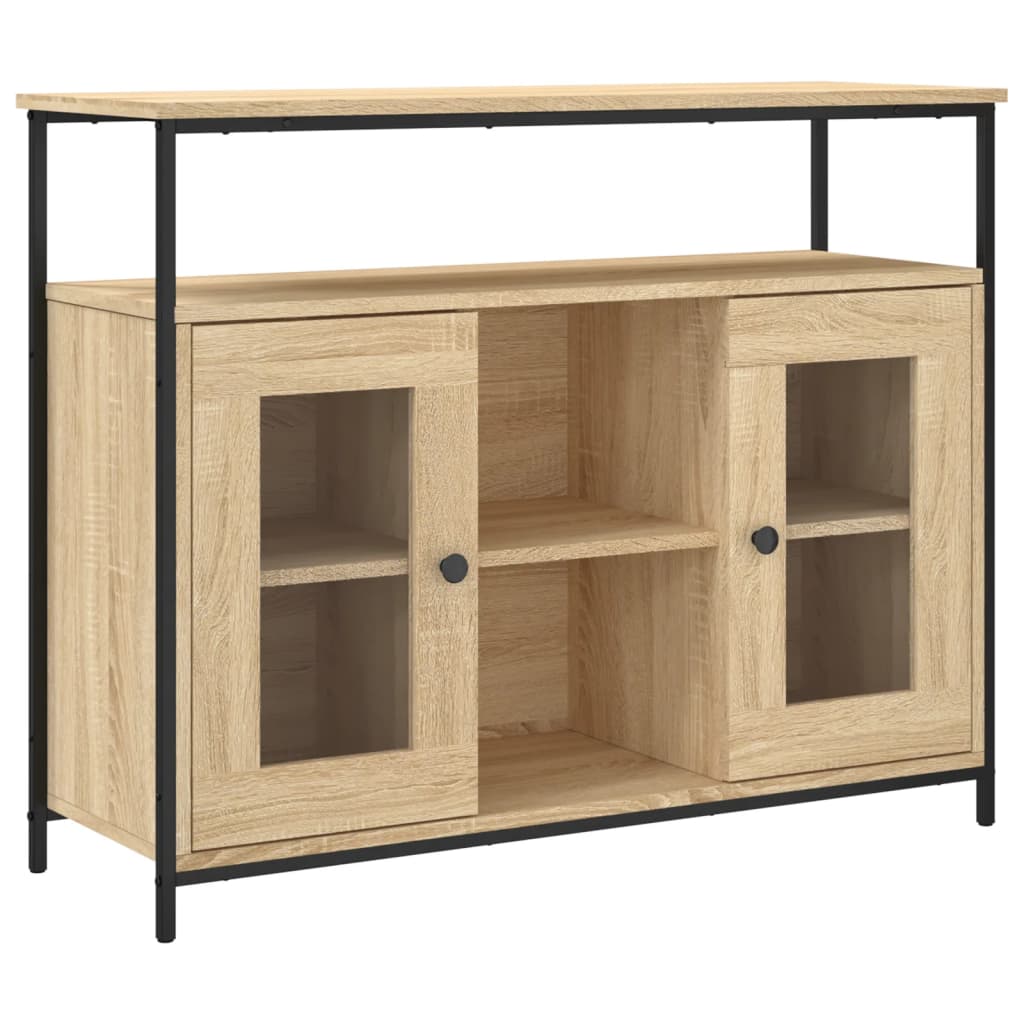 Komoda boja hrasta sonome 100 x 35 x 80 cm konstruirano drvo
