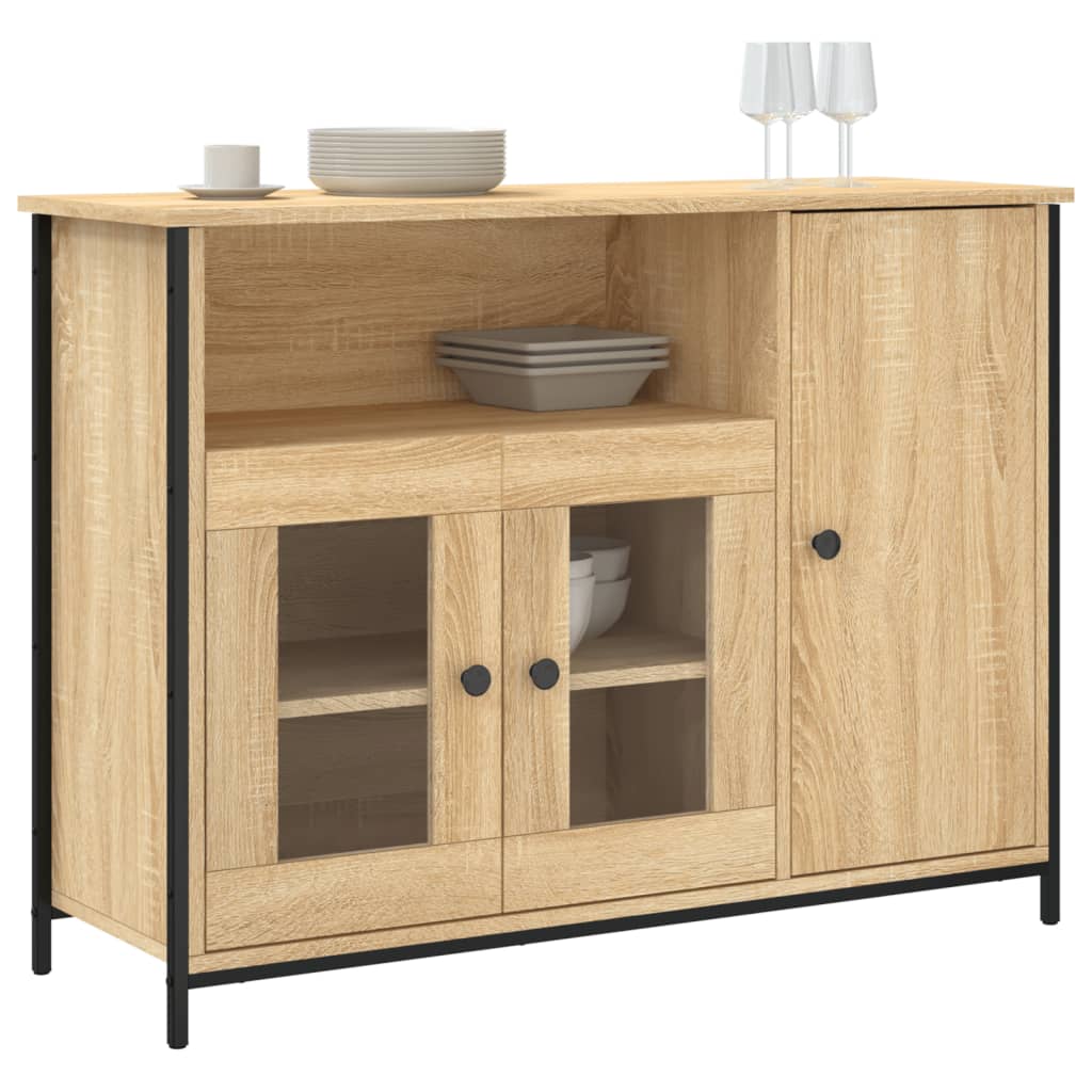 Komoda boja hrasta sonome 100 x 35 x 75 cm konstruirano drvo