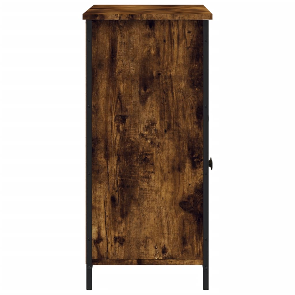 Komoda boja dimljenog hrasta 100 x 35 x 75 cm konstruirano drvo