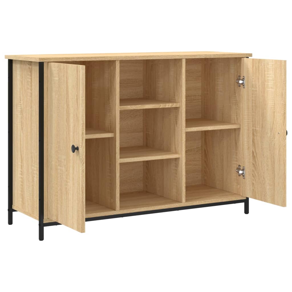 Komoda boja hrasta sonome 100 x 35 x 70 cm konstruirano drvo