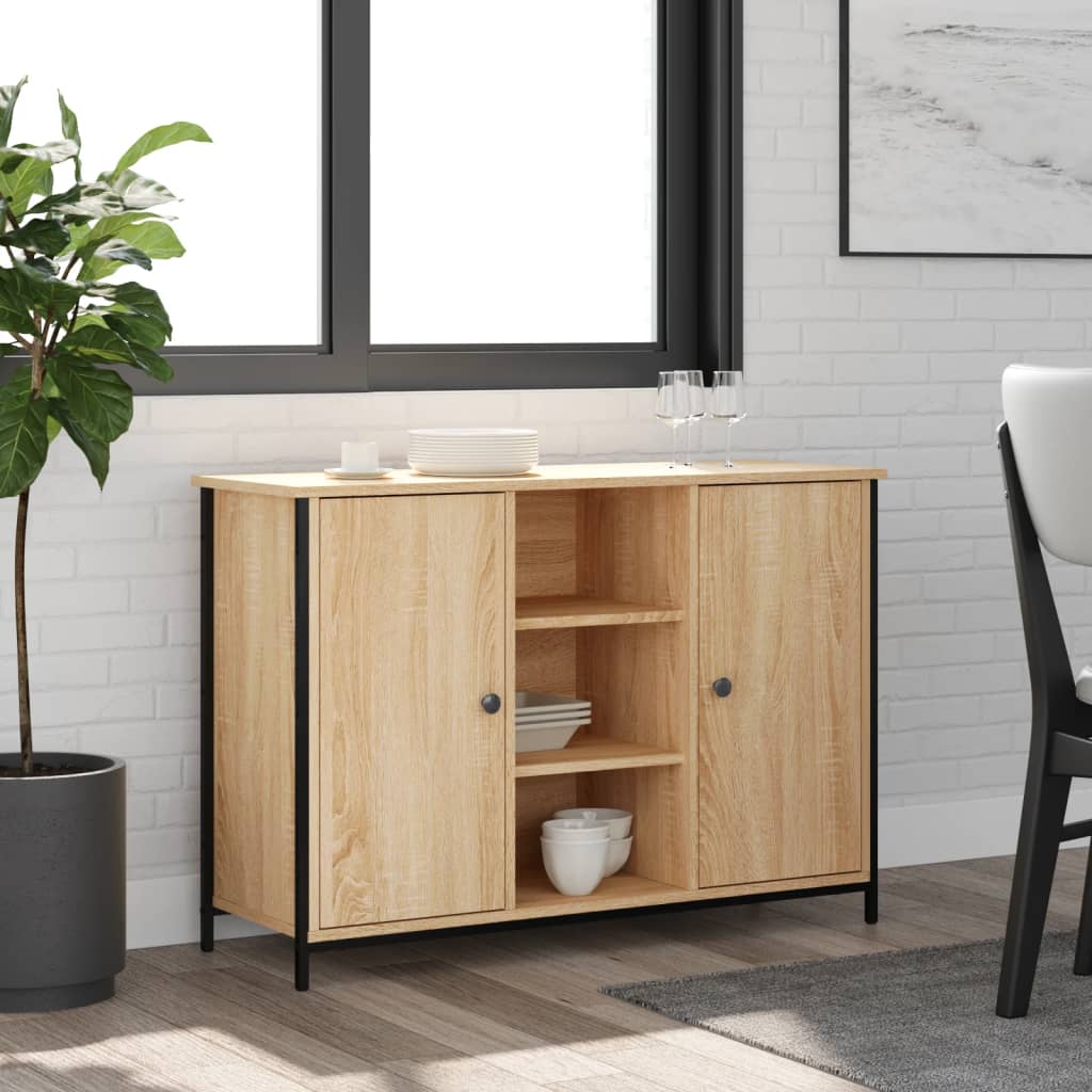 Komoda boja hrasta sonome 100 x 35 x 70 cm konstruirano drvo