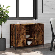 Komoda boja dimljenog hrasta 100 x 35 x 70 cm konstruirano drvo