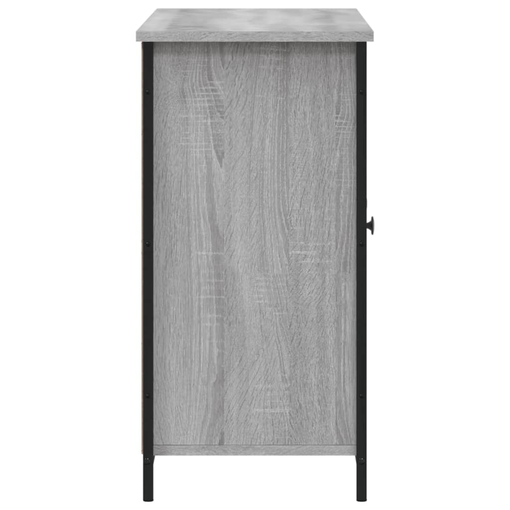 Komoda siva boja hrasta 100 x 35 x 70 cm od konstruiranog drva
