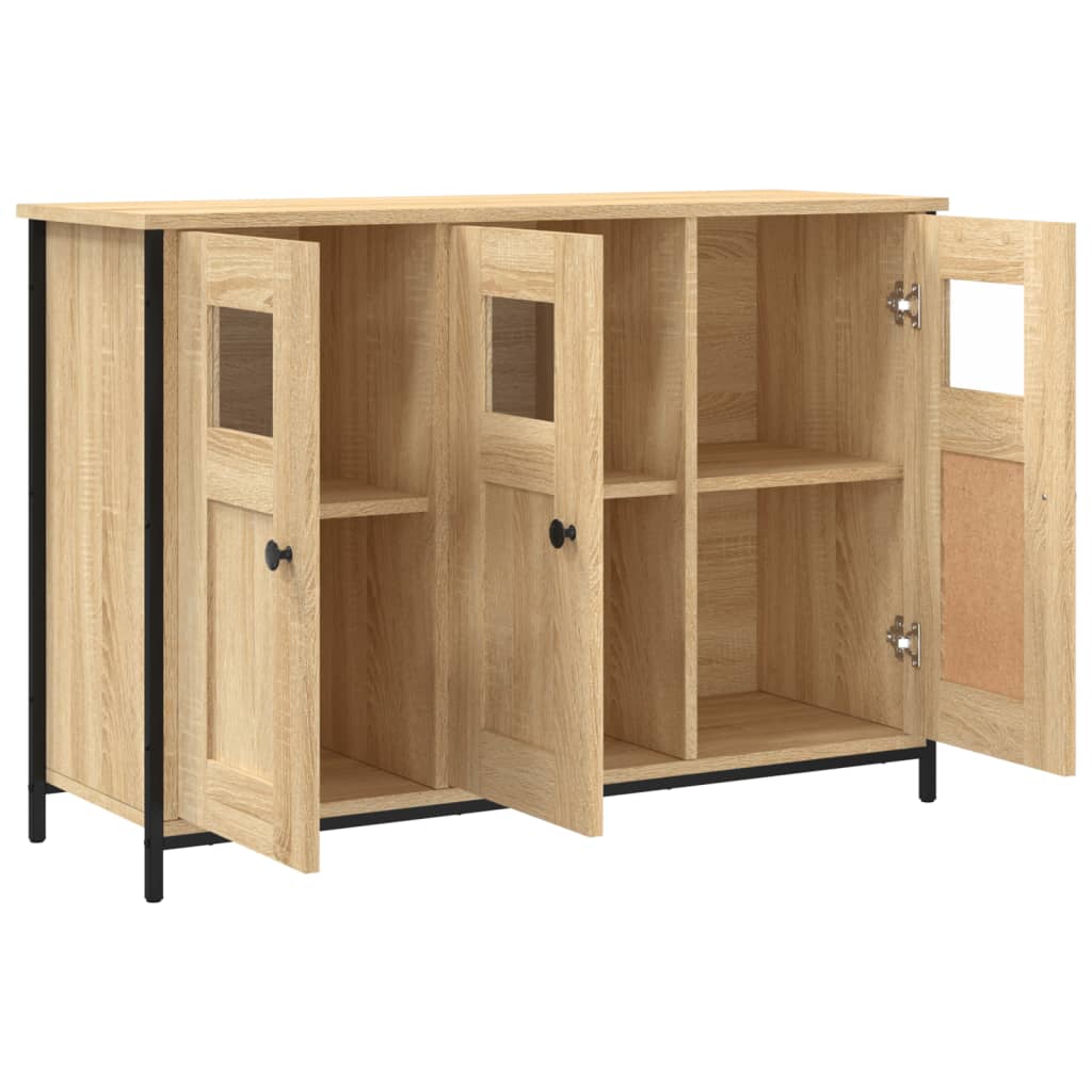 Komoda boja hrasta sonome 100 x 35 x 70 cm konstruirano drvo