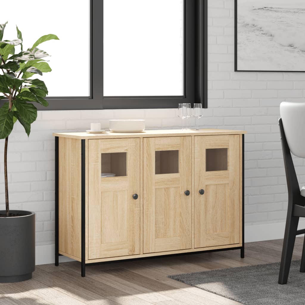 Komoda boja hrasta sonome 100 x 35 x 70 cm konstruirano drvo