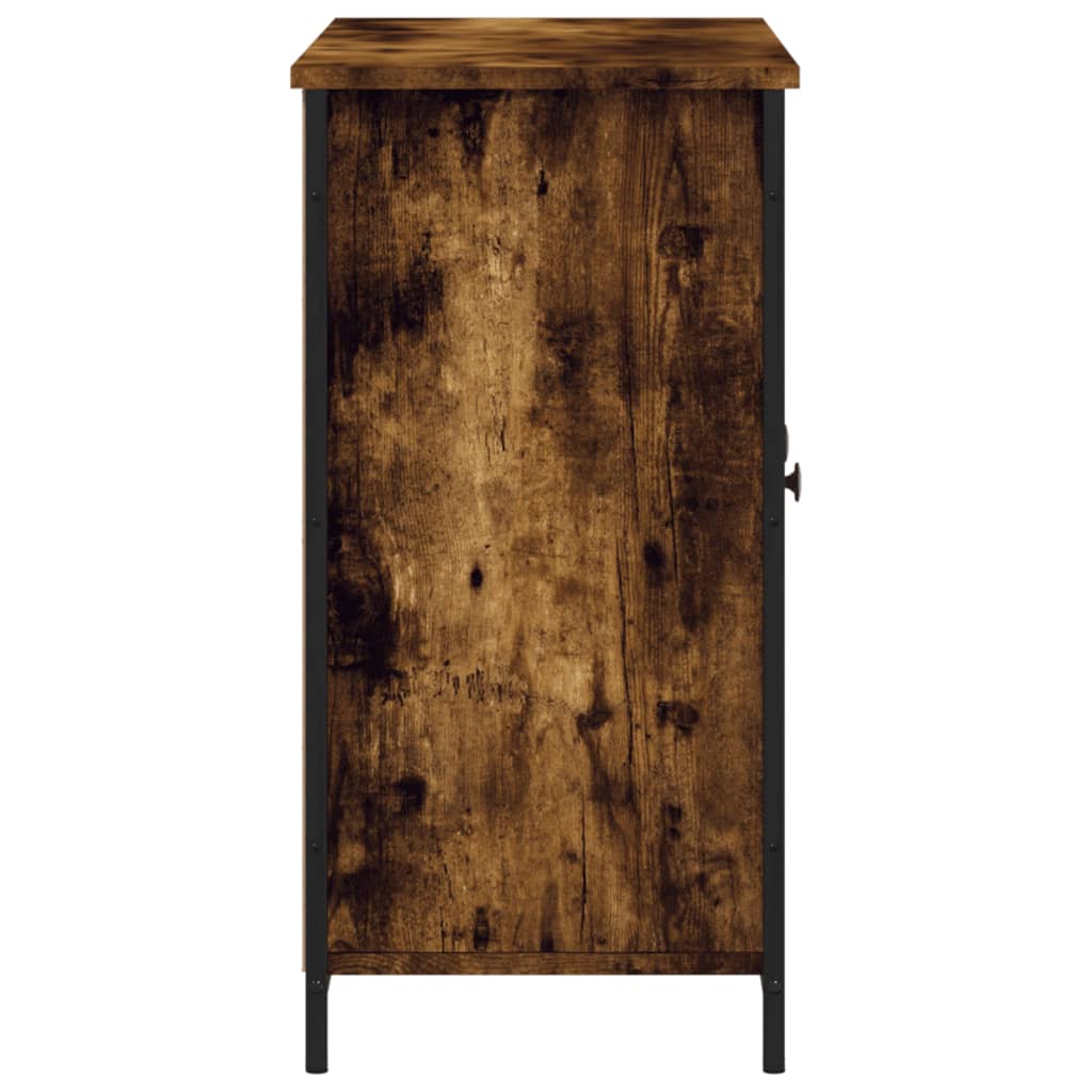 Komoda boja dimljenog hrasta 100 x 35 x 70 cm konstruirano drvo