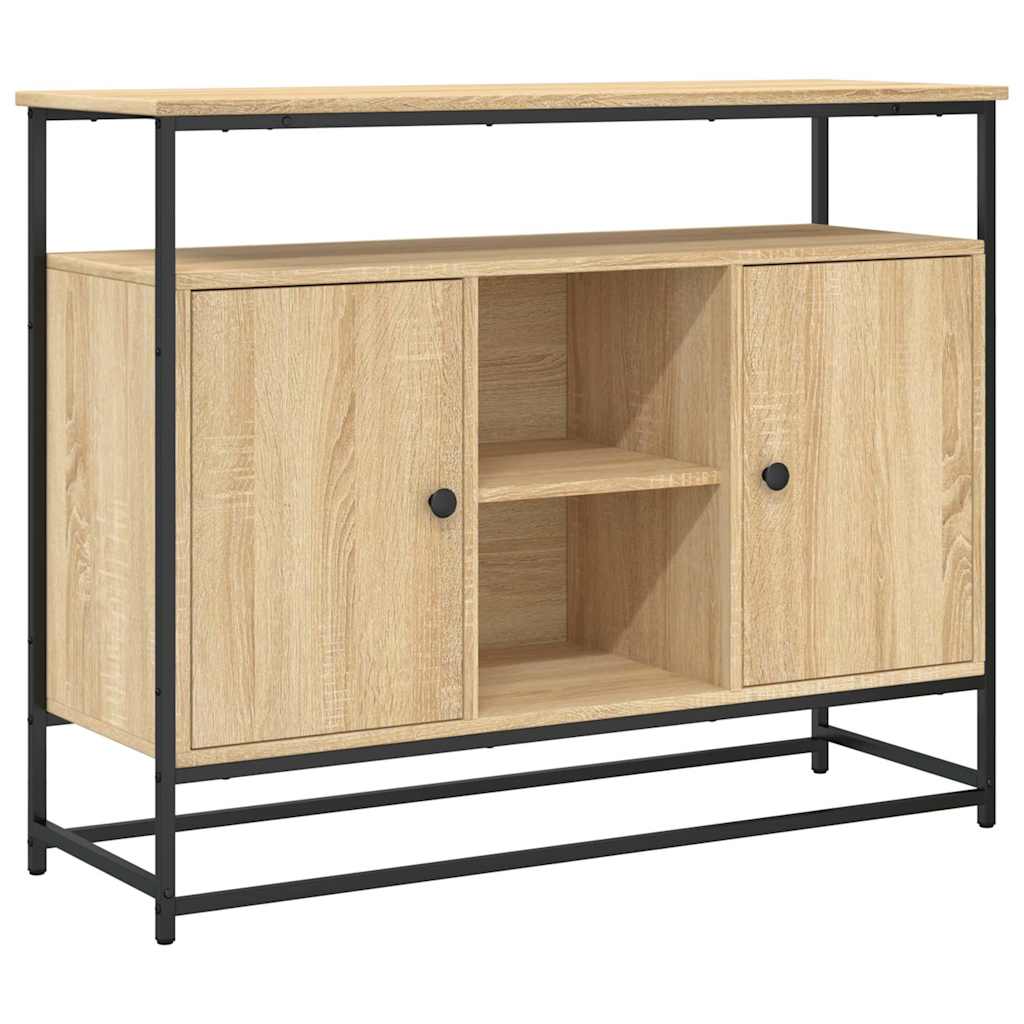 Komoda boja hrasta sonome 100 x 35 x 80 cm konstruirano drvo