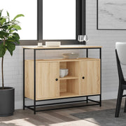 Komoda boja hrasta sonome 100 x 35 x 80 cm konstruirano drvo