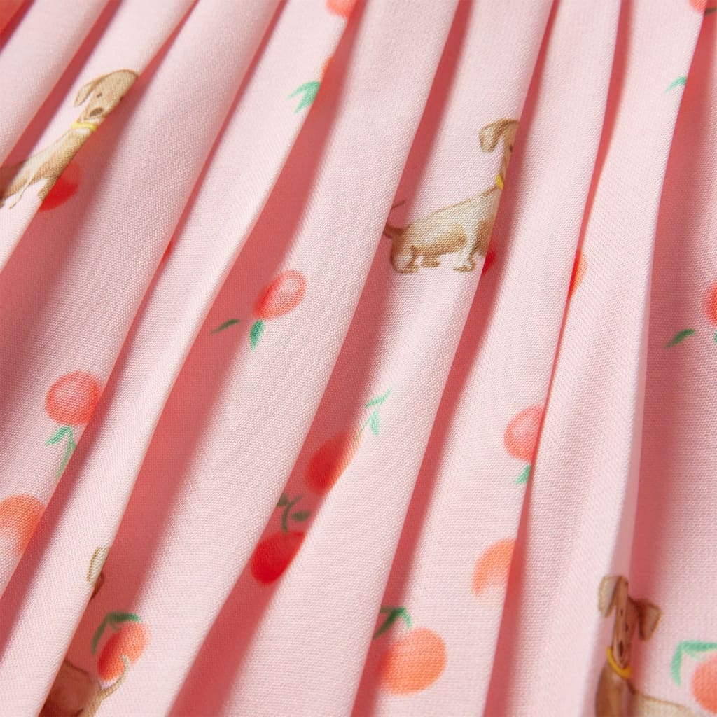 Dječja plisirana suknja svjetlonarančasta 140