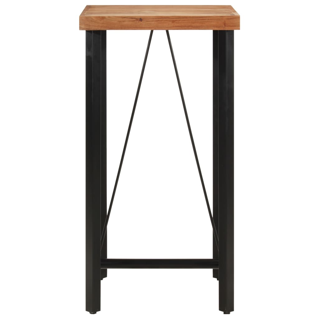 Barski stol 55 x 55 x 107 cm od masivnog drva bagrema i željeza