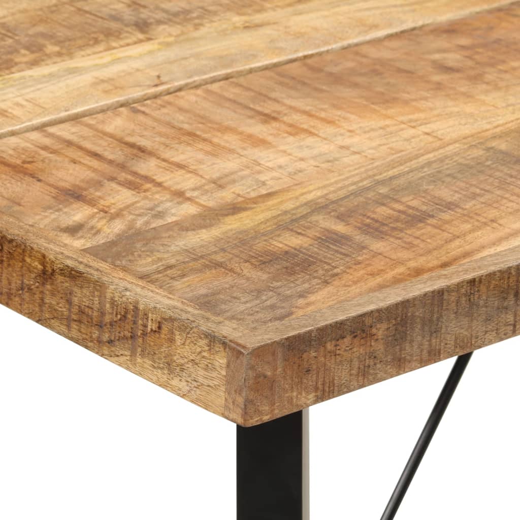 Barski stol 150 x 70 x 107 cm masivno drvo manga i željezo