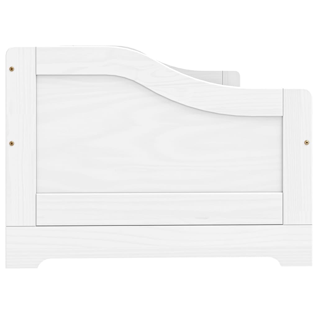Dnevni ležaj s 3 ladice IRUN bijeli 90x200 cm masivna borovina