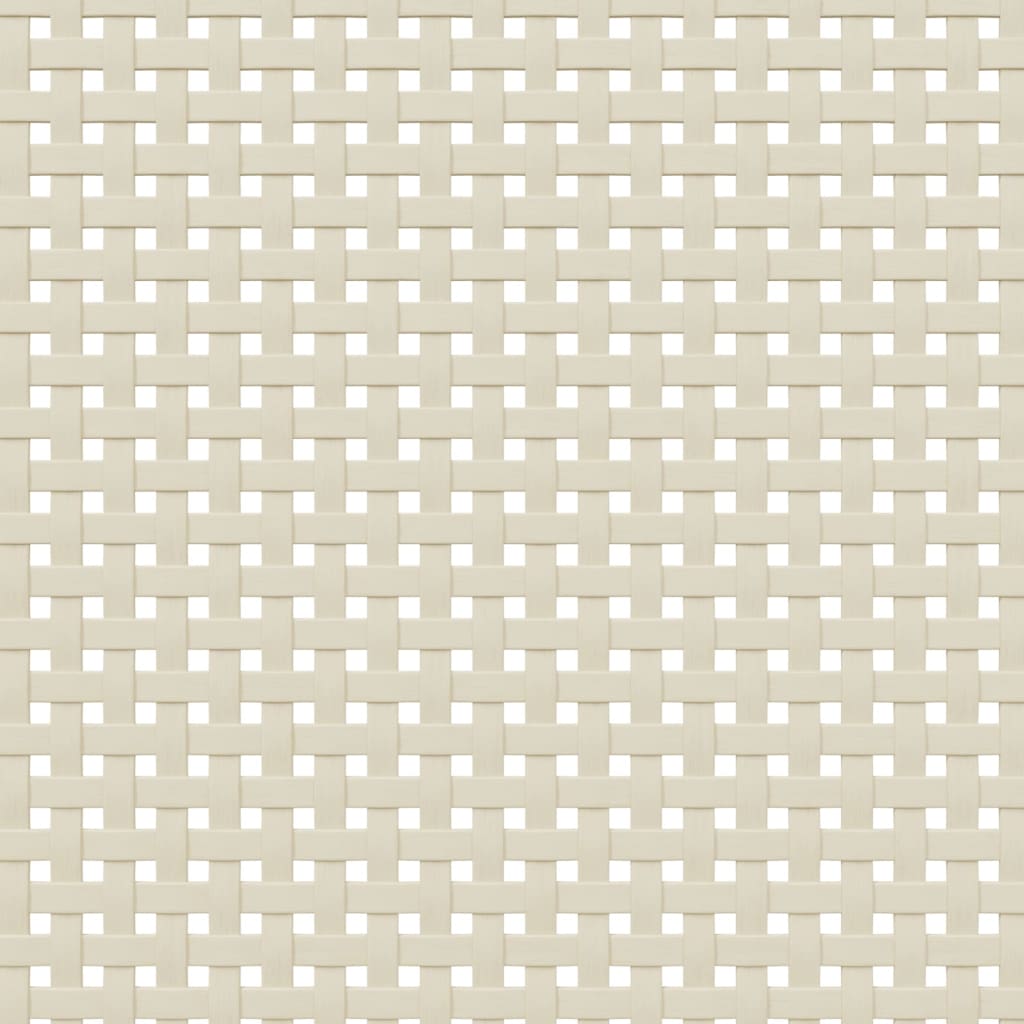 TV ormarić SENJA izgled ratana bijeli 106x40x49 cm od borovine