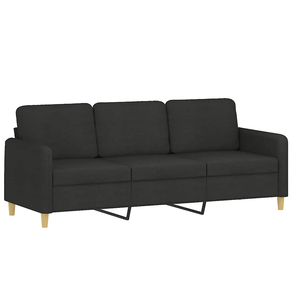 Trosjed od tkanine Crna 180 cm