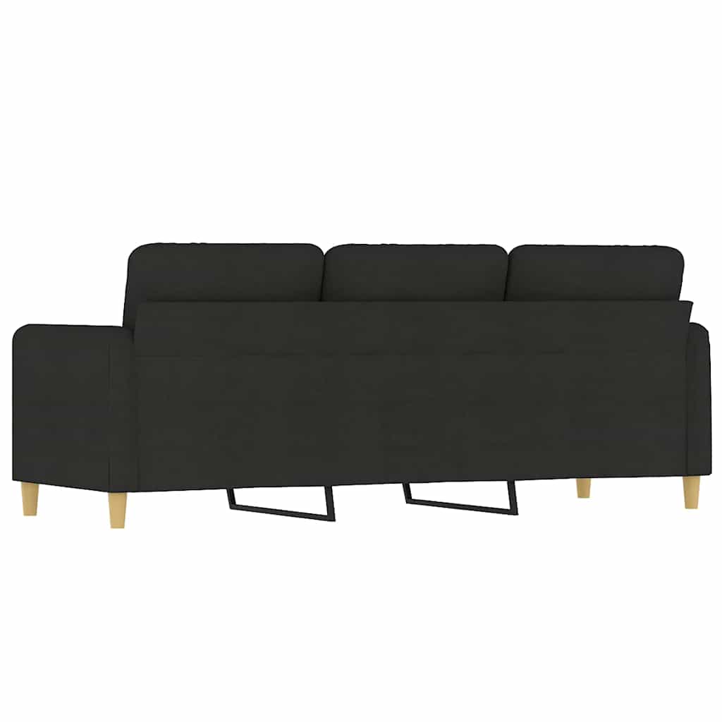 Trosjed od tkanine Crna 180 cm