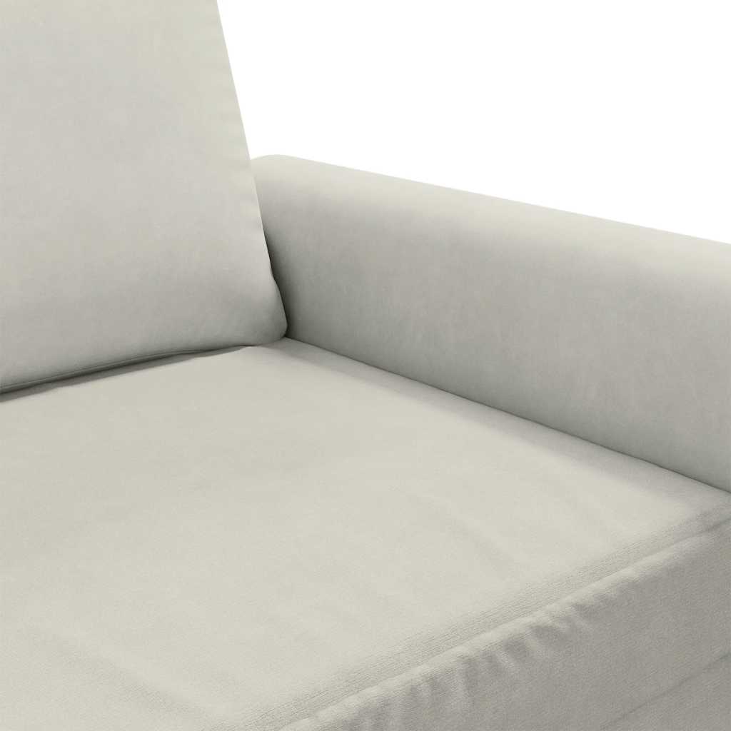 Dvosjed krem 120 cm baršunasti