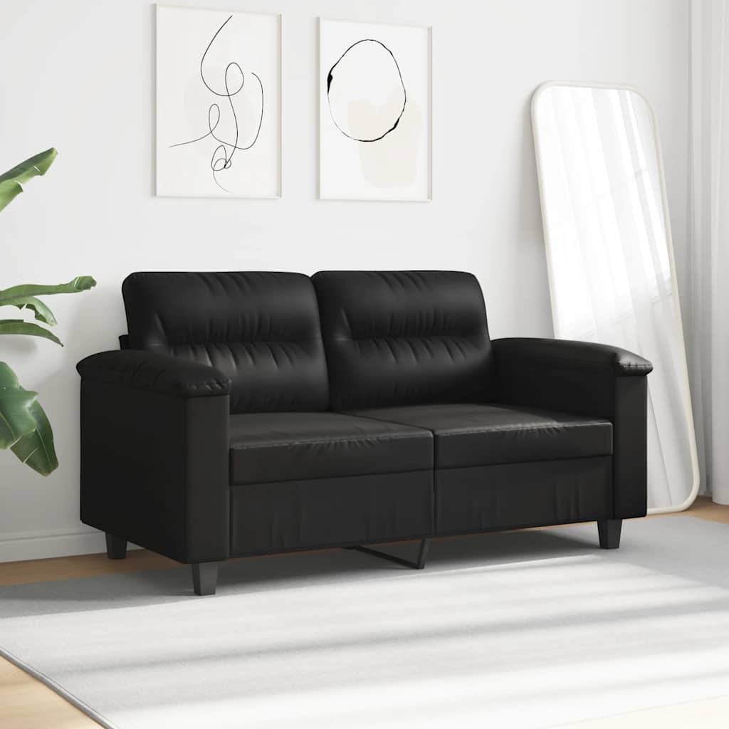 Dvosjed Crna 120 cm od mikrovlakana