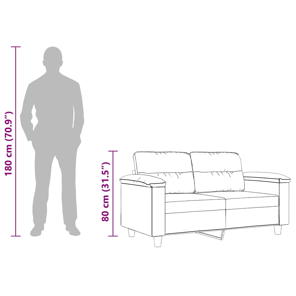 Dvosjed Krem 120 cm od mikrovlakana