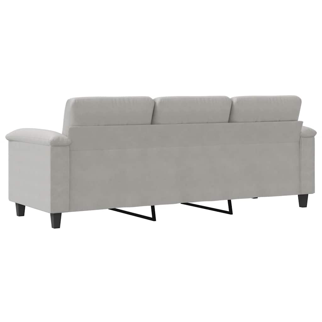 Trosjed Svjetlosiva 180 cm od mikrovlakana