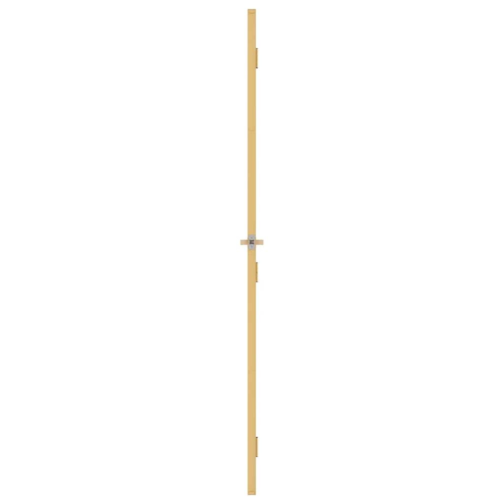 Sobna vrata tanka zlatna 76x201,5 cm kaljeno staklo i aluminij