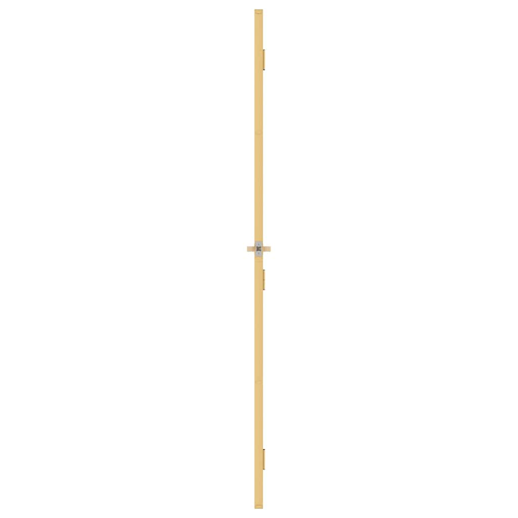 Sobna vrata tanka zlatna 83x201,5 cm kaljeno staklo i aluminij