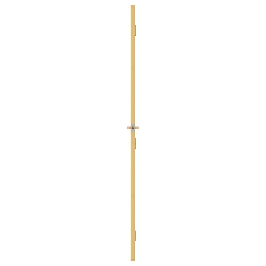 Sobna vrata tanka zlatna 83x201,5 cm kaljeno staklo i aluminij