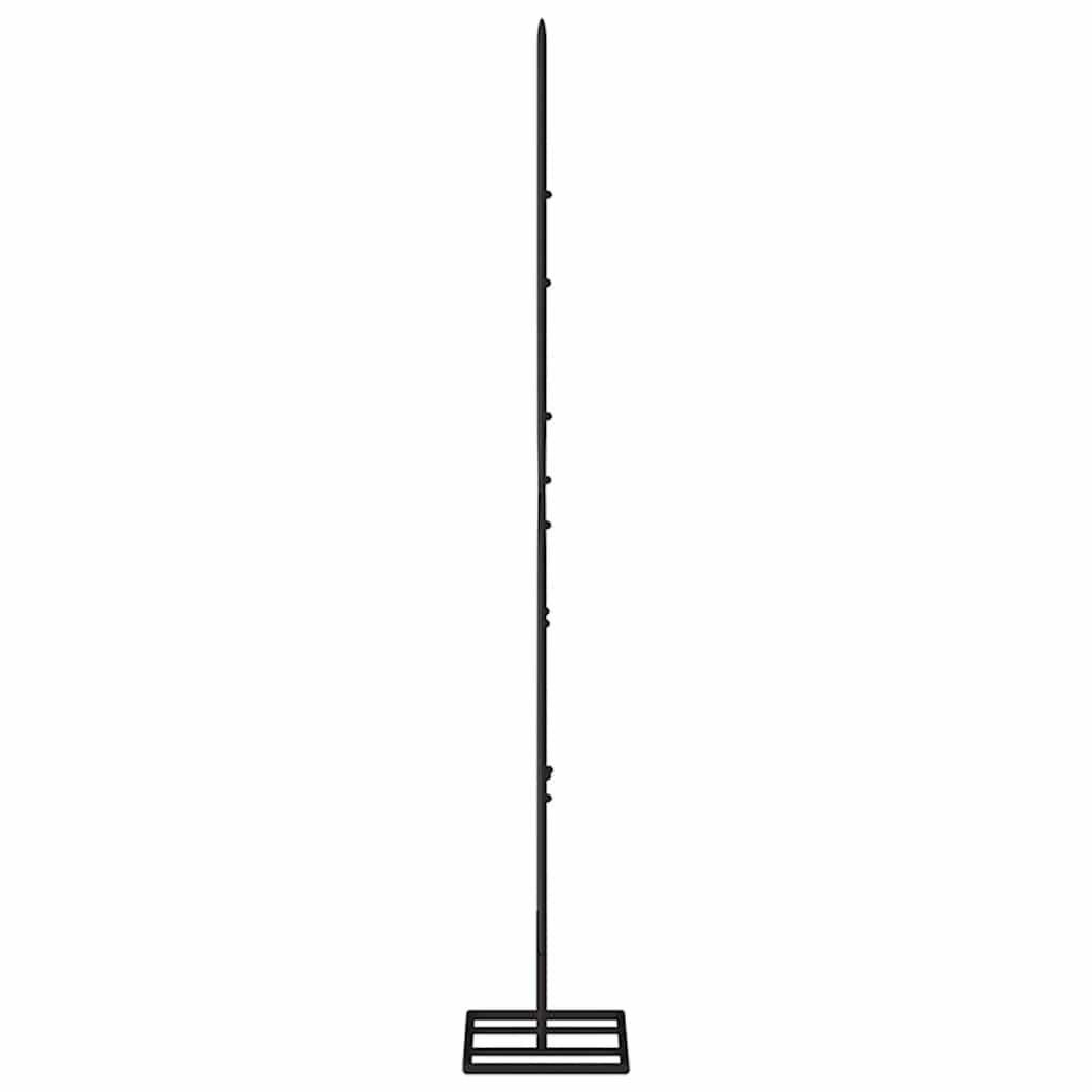 Metalno ukrasno božićno drvce crno 90 cm