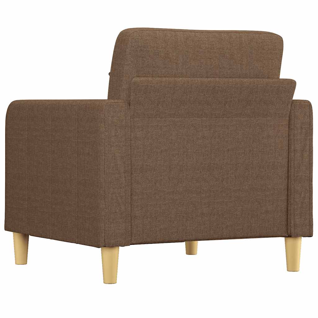 Fotelja smeđa 60 cm od tkanine