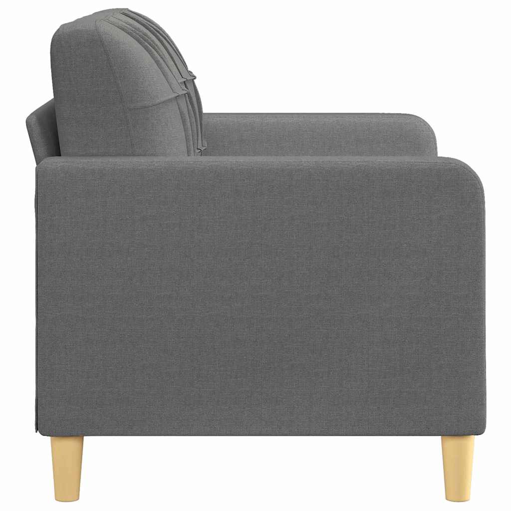 Dvosjed od tkanine tamnosivi 120 cm