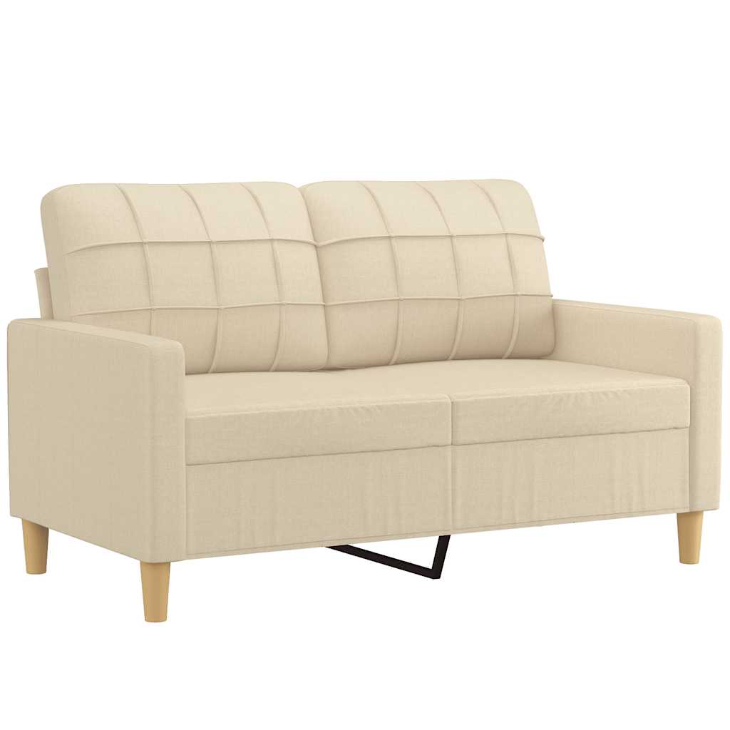 Dvosjed od tkanine krem 120 cm