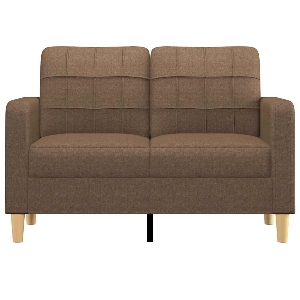 Dvosjed od tkanine smeđi 120 cm