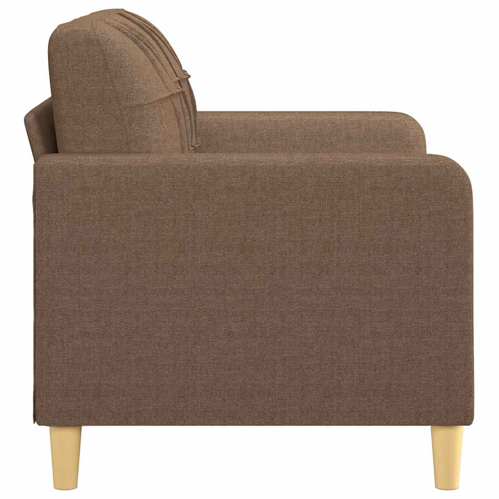 Dvosjed od tkanine smeđi 120 cm