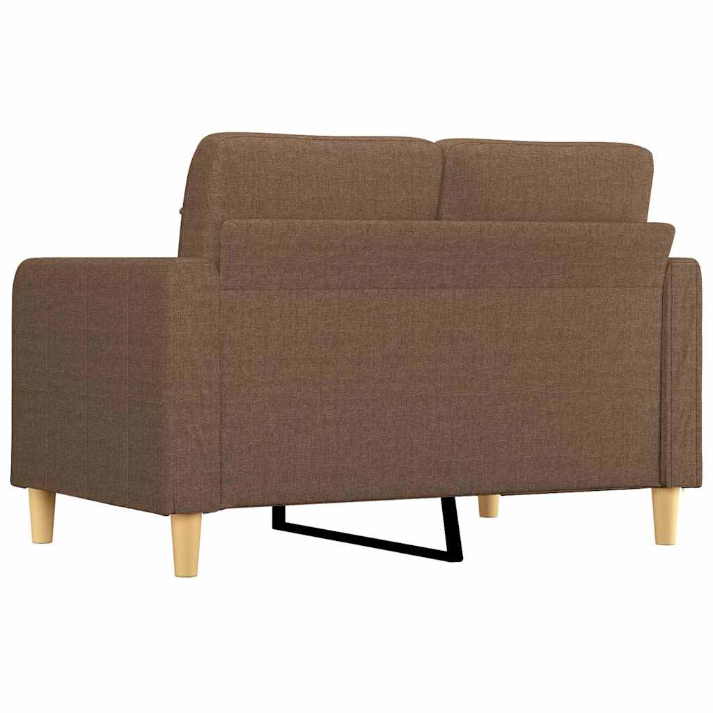 Dvosjed od tkanine smeđi 120 cm