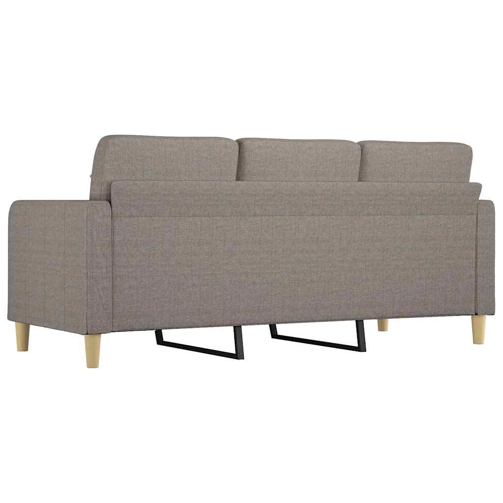 Trosjed od tkanine Smeđe-siva 180 cm